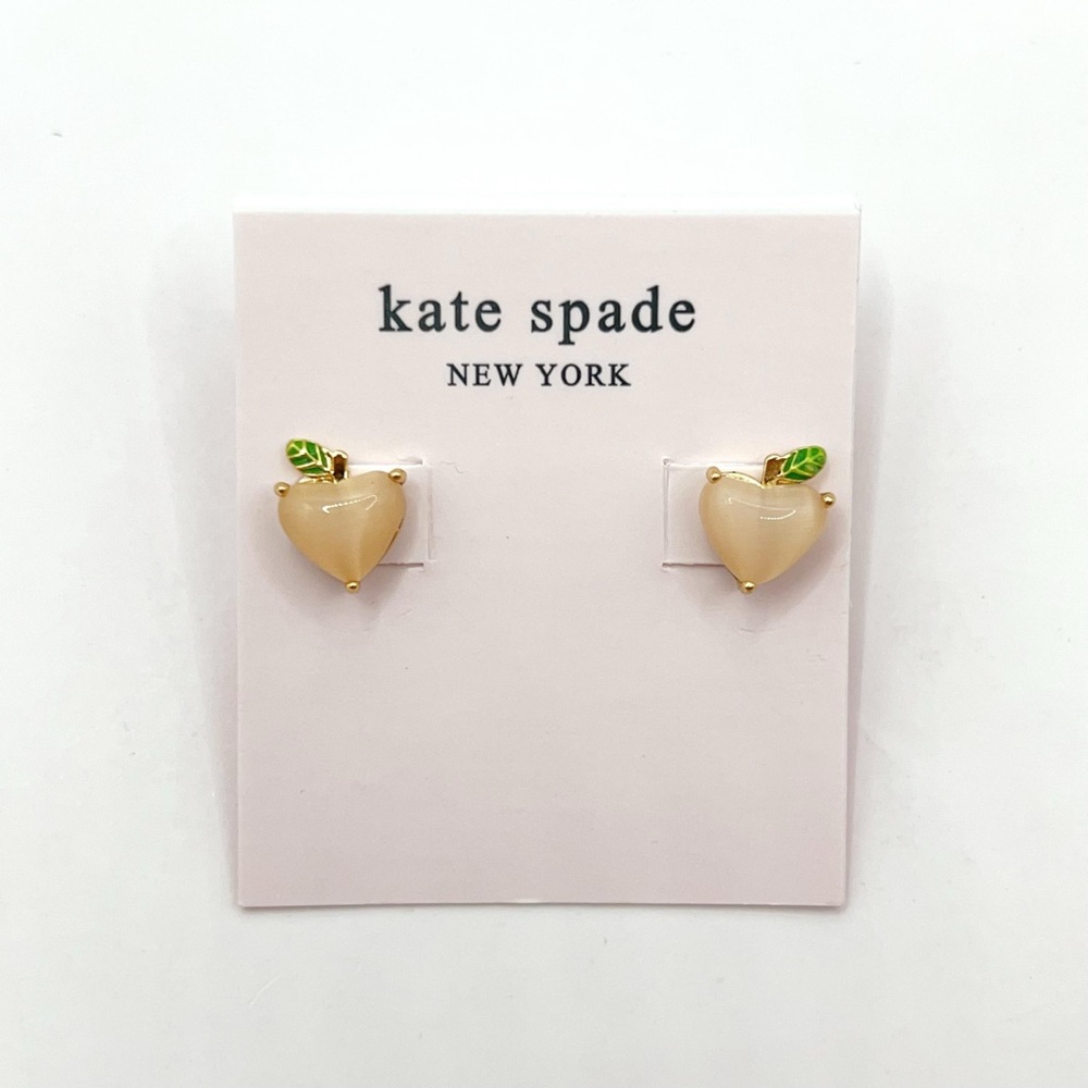 KS111-Kate Spade peach earrings
